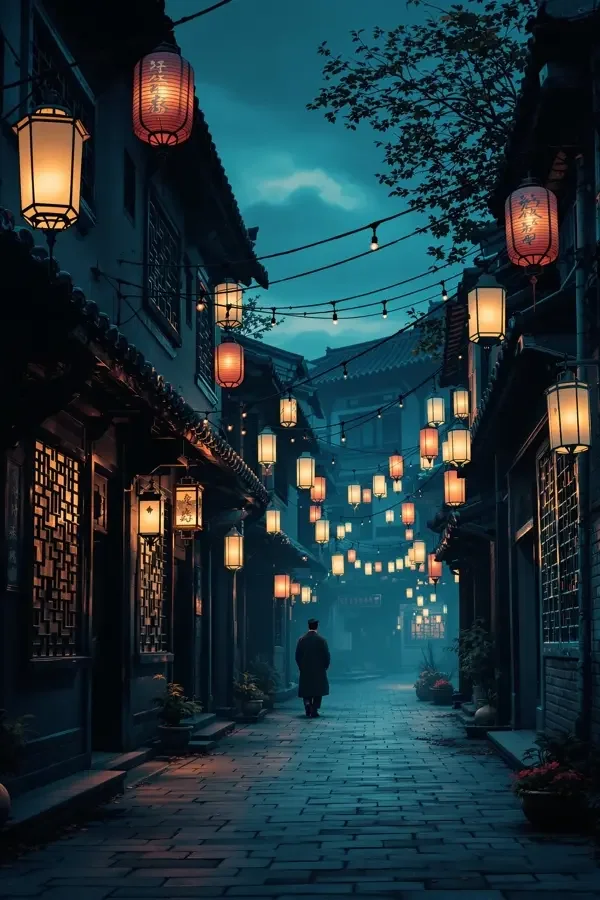 灯火人家
