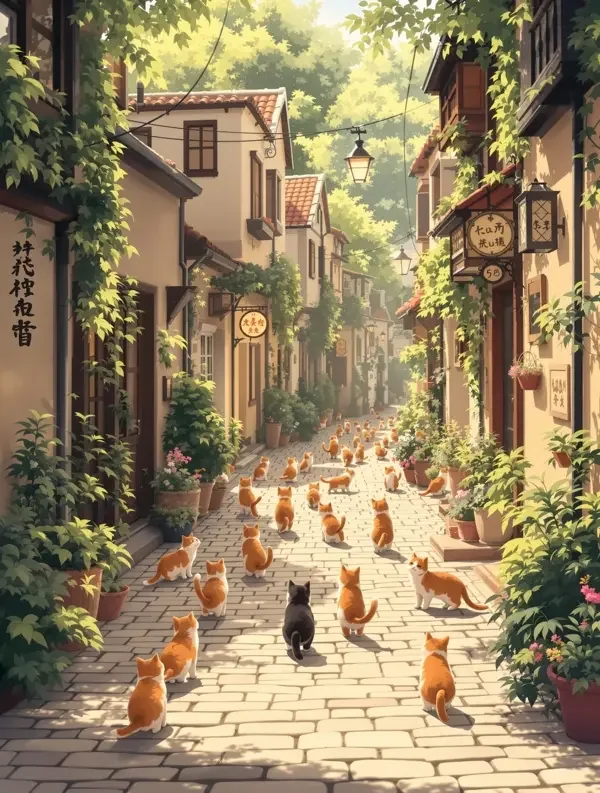 猫町奇谈 封面海报